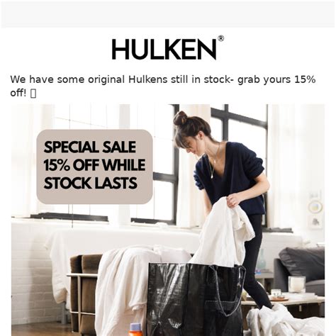 hulken bag coupon|hulken bag discount code.